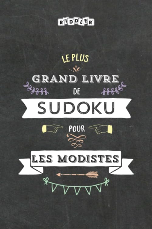 Le plus grand livre de Sudoku pour les modistes (French Edition) Books