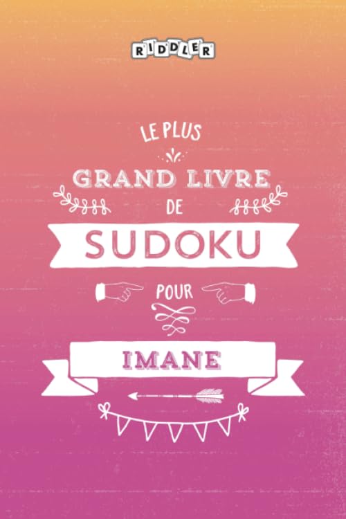 Le plus grand livre de Sudoku pour Imane book