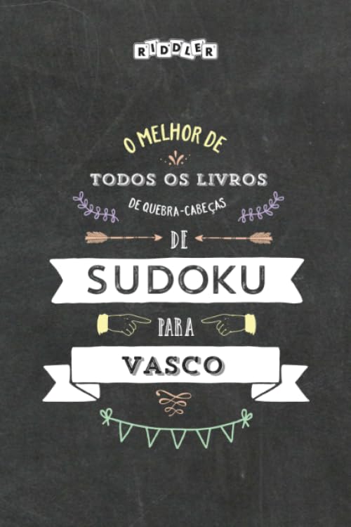 O melhor livro de quebra-cabeças de Sudoku para Vasco (Portuguese Edition) Books