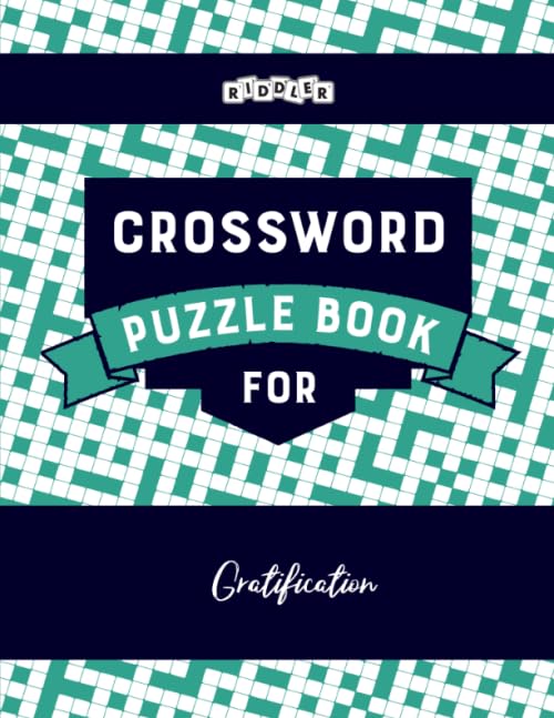 Product Image: Crossword Puzzle Book for Gratification