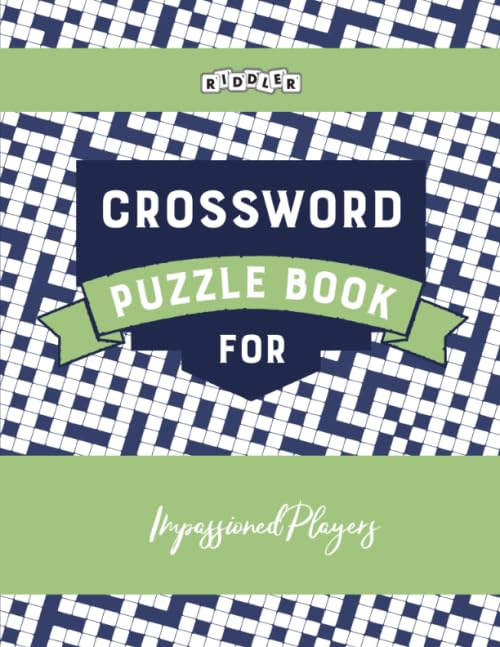 Crossword Puzzle Book for Impassioned Players Leisure & Fun