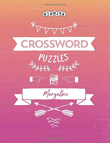 Crossword Puzzles for Maryalice Leisure & Fun