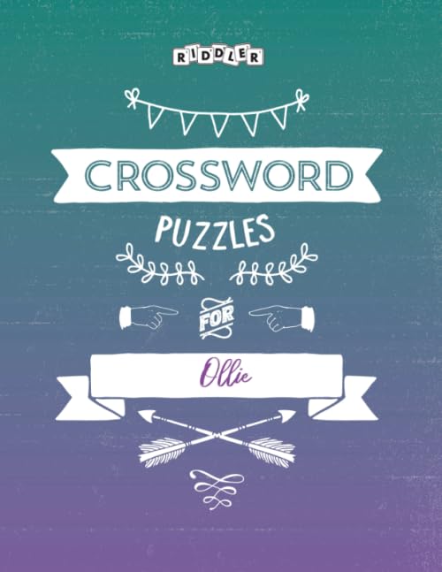 Crossword Puzzles for Ollie Leisure & Fun