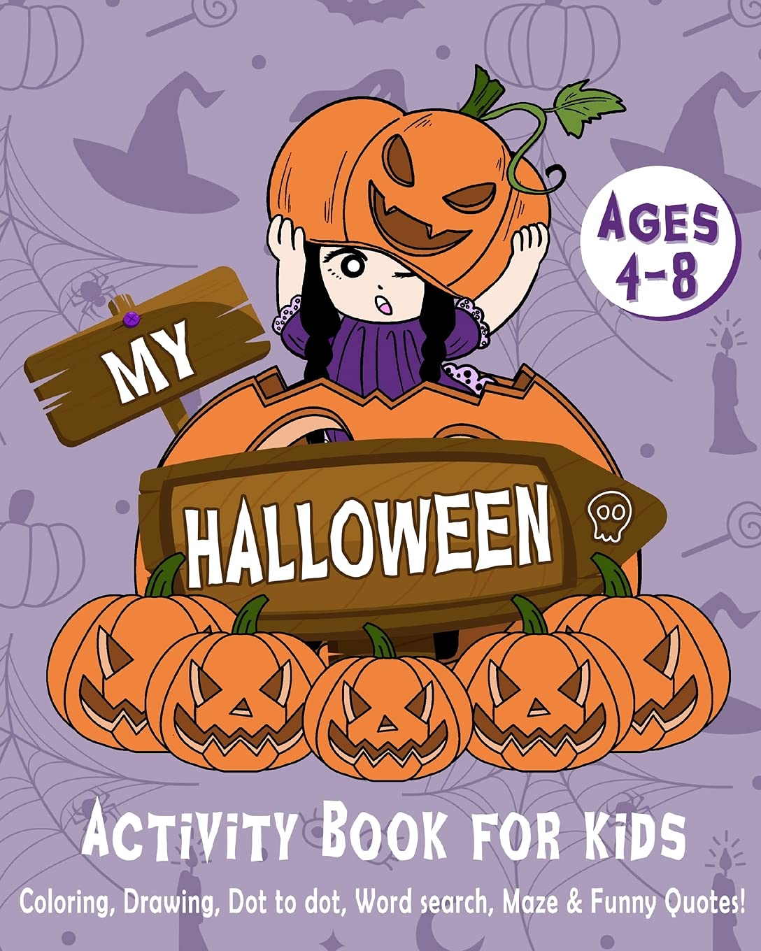 My Halloween Activity Book for Kids 4-8 Novels & Short Stories