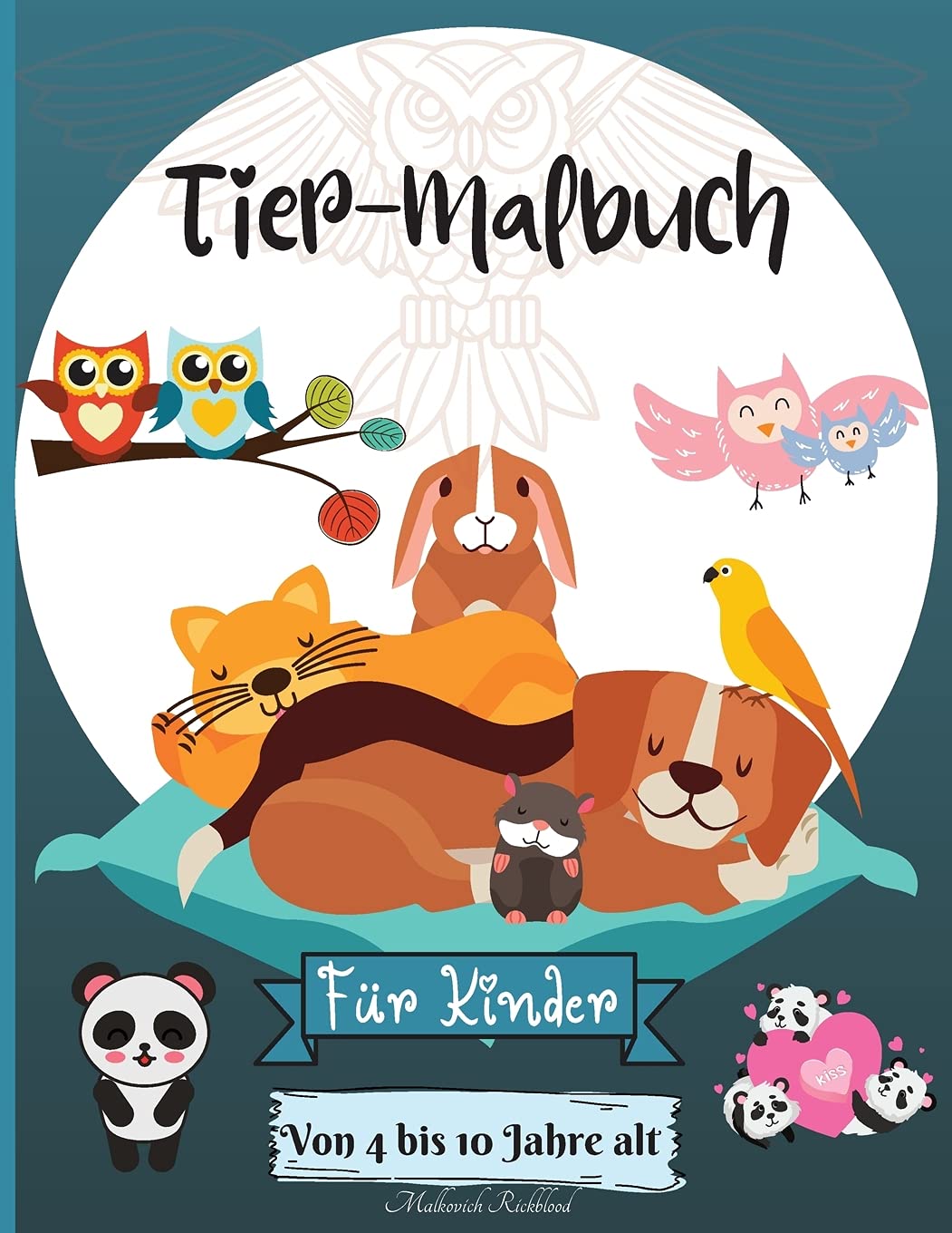 Tiere Färbung Buch für Kinder im Alter von 4-10 Jahren: Erstaunliche Tiere Färbung Seiten geeignet für Kiddos Alter 4-8 6-10 4-10 Jahre mit niedlichen ... lernen und Spaß haben - Perfekt als Geschenk! Tiptoi & Games