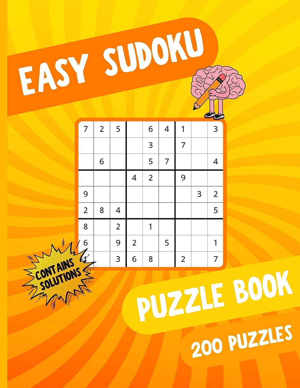 Easy Sudoku: 200 Large Print Sudoku Puzzles with Solutions Leisure & Fun