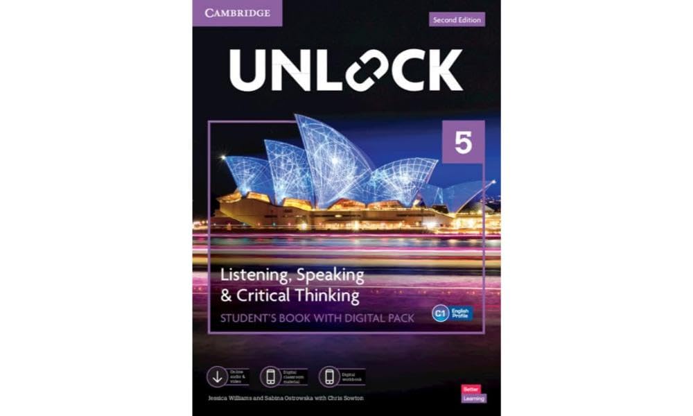 Unlock Level 5 Listening, Speaking and Critical Thinking Student's Book with Digital Pack Foreign Languages ​​& Dictionaries