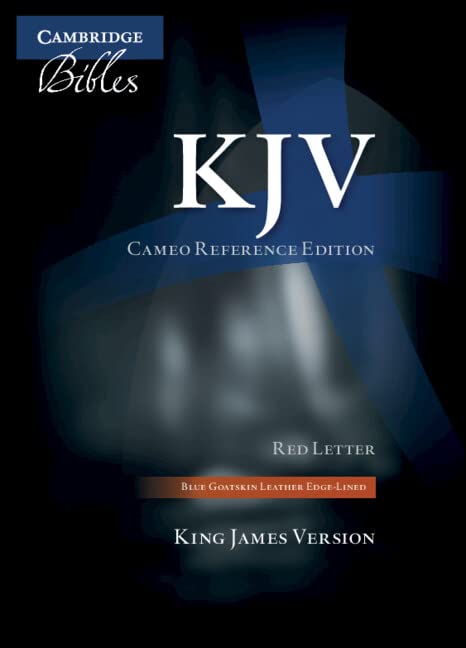 Holy Bible: King James Version, Blue, Goatskin Leather, Red-letter Text, Cameo Reference Edition, Kj456:xre Religion & Esotericism