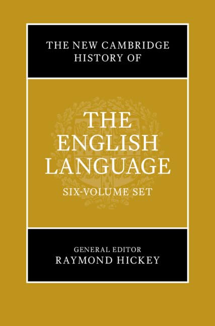 The New Cambridge History of the English Language Social Sciences