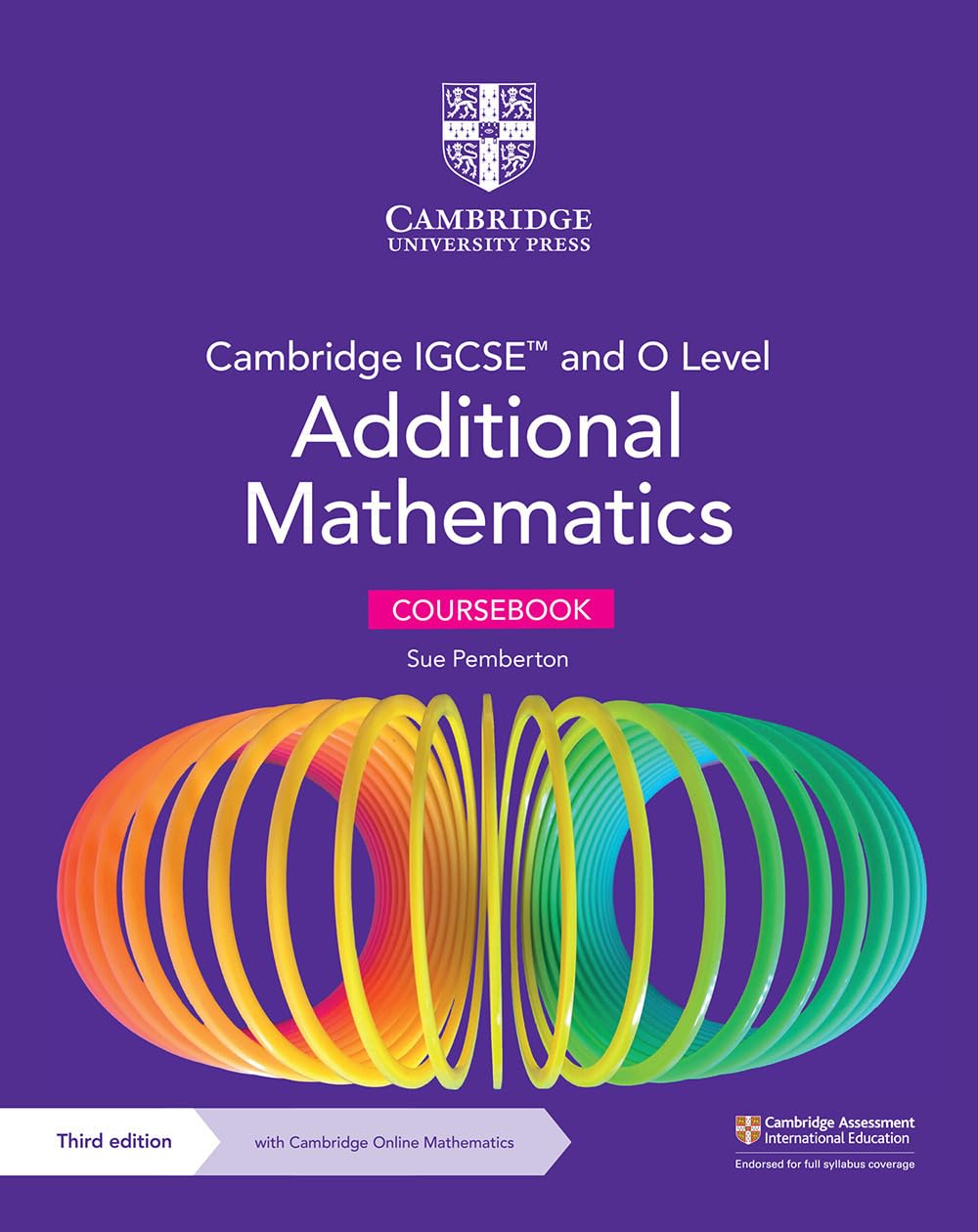 Cambridge Igcse and O Level Additional Mathematics Coursebook + Cambridge Online Mathematics 2 Years Access (Cambridge International Igcse) Professional & Reference Books
