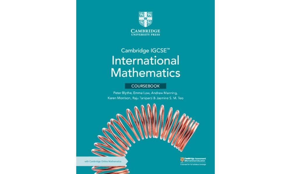 Cambridge Igcse International Mathematics Coursebook + Cambridge Online Mathematics 2 Years Access (Cambridge International Igcse) Books