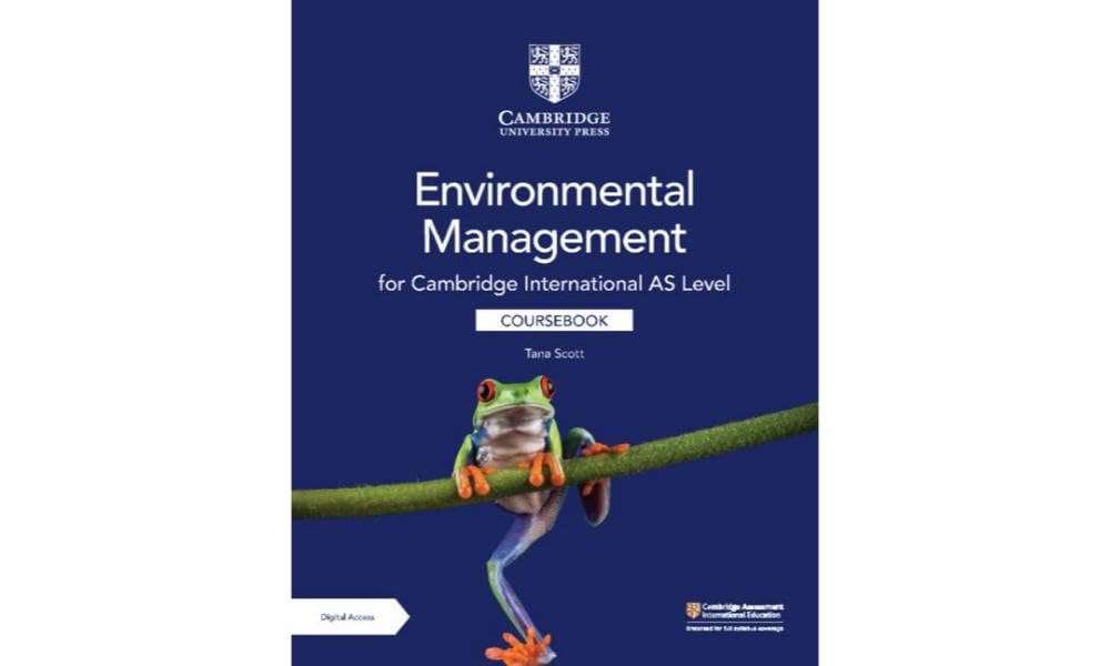 Cambridge International As Level Environmental Management Coursebook + Digital Access 2 Years Business, Finance & Career