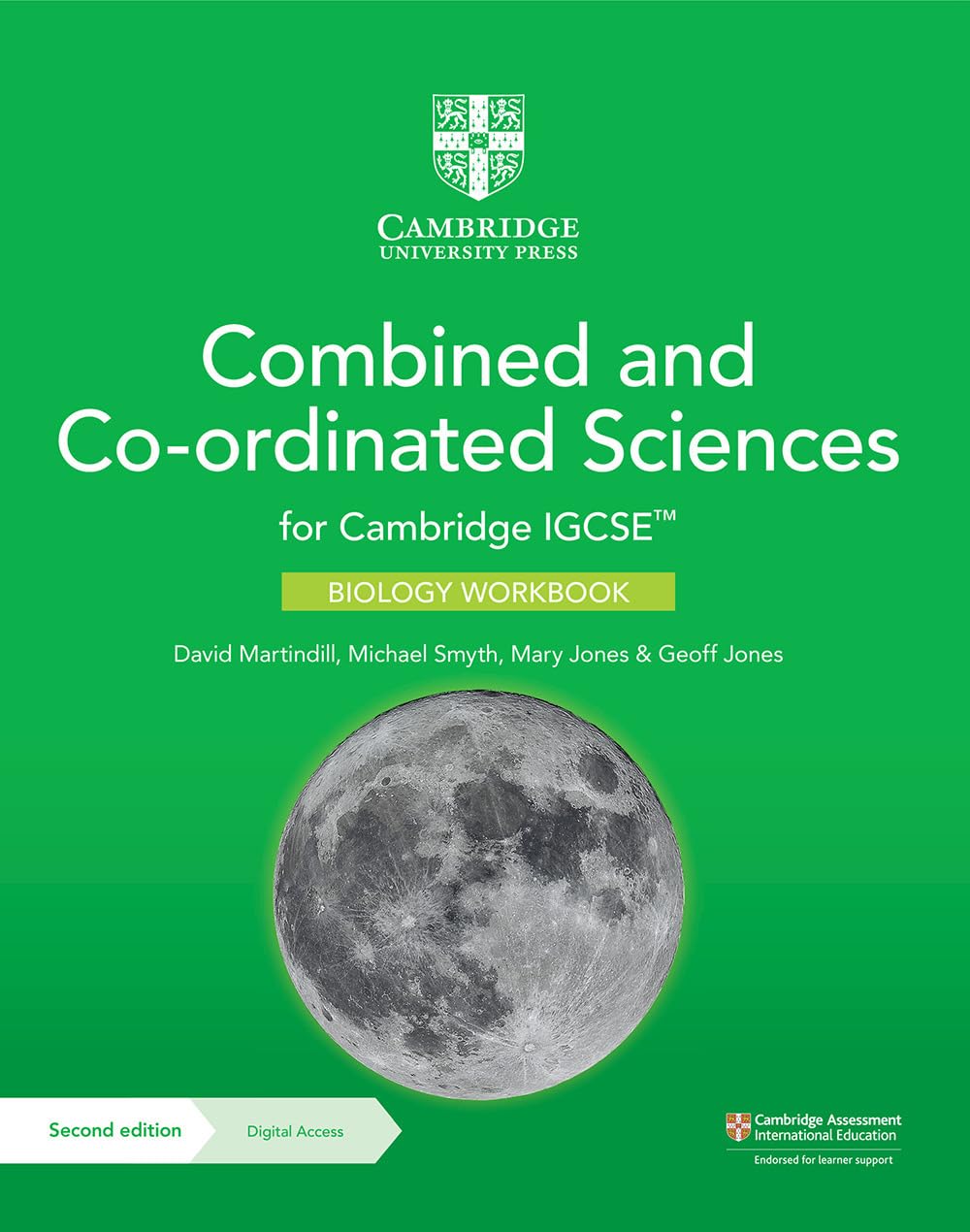 Cambridge Igcse Combined and Co-Ordinated Sciences Biology Workbook + Digital Access 2 Years (Cambridge International Igcse) Professional & Reference Books