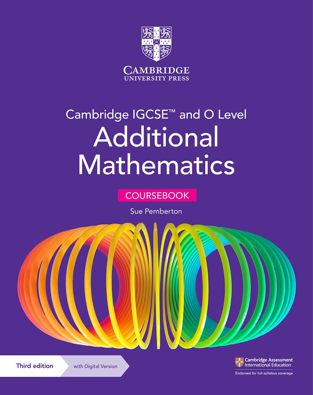 Cambridge Igcse and O Level Additional Mathematics Coursebook + Digital Version 2 Years Access (Cambridge International Igcse) Professional & Reference Books