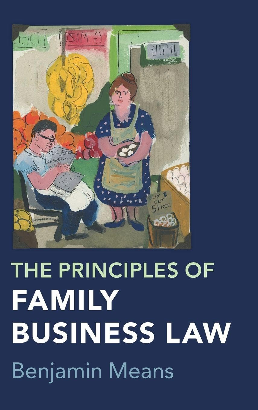 The Principles of Family Business Law Law