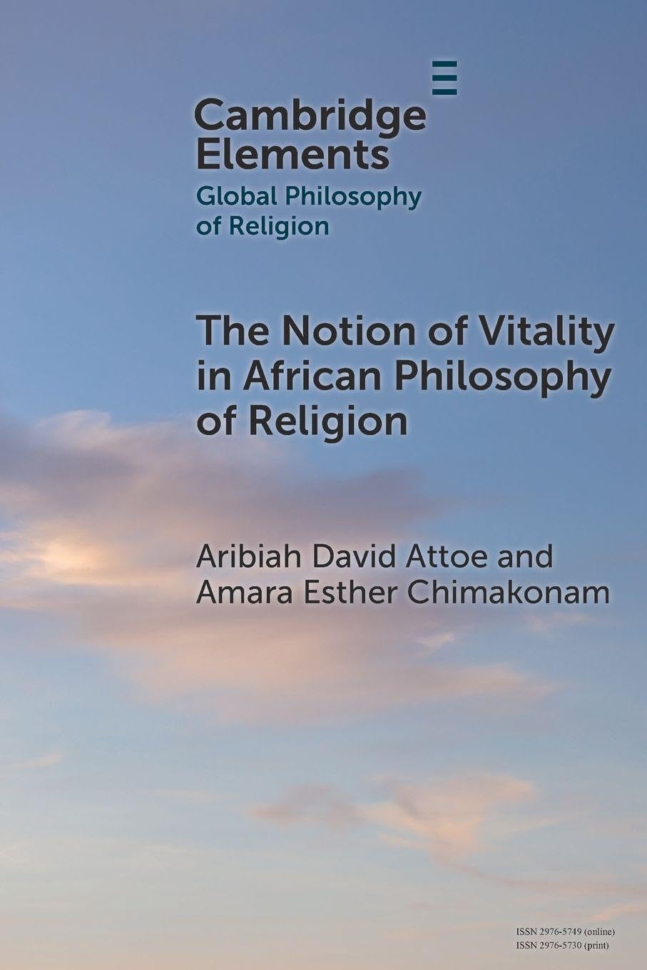 The Notion of Vitality in African Philosophy of Religion Philosophy