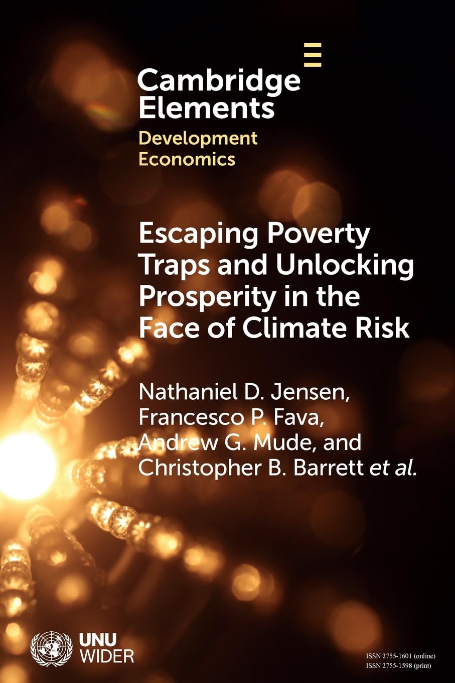 Escaping Poverty Traps and Unlocking Prosperity in the Face of Climate Risk book