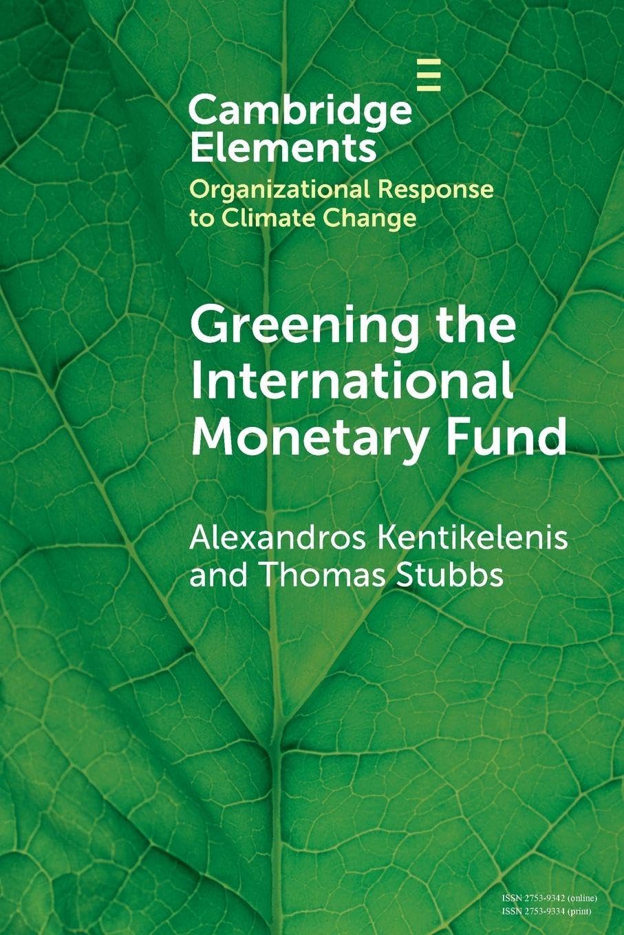 Greening the International Monetary Fund Business, Finance & Career