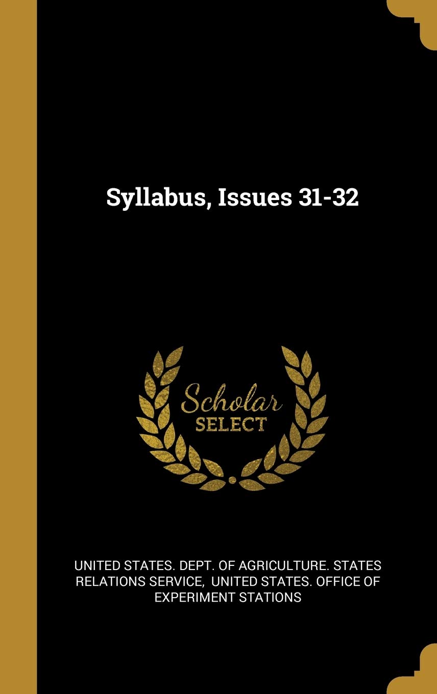 Syllabus, Issues 31-32 Politics & History