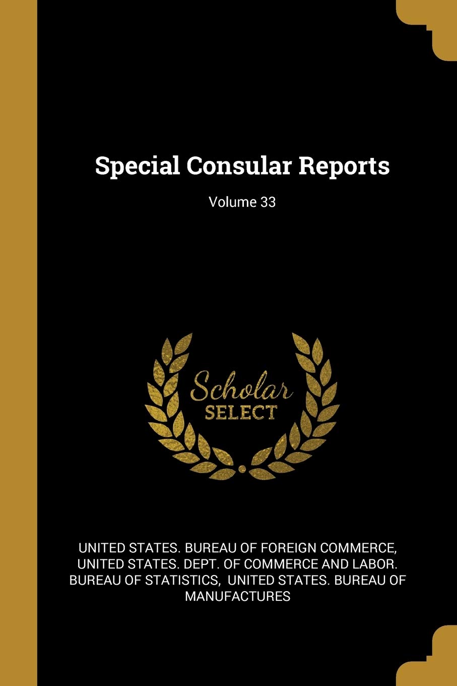 Special Consular Reports; Volume 33 Business, Finance & Career