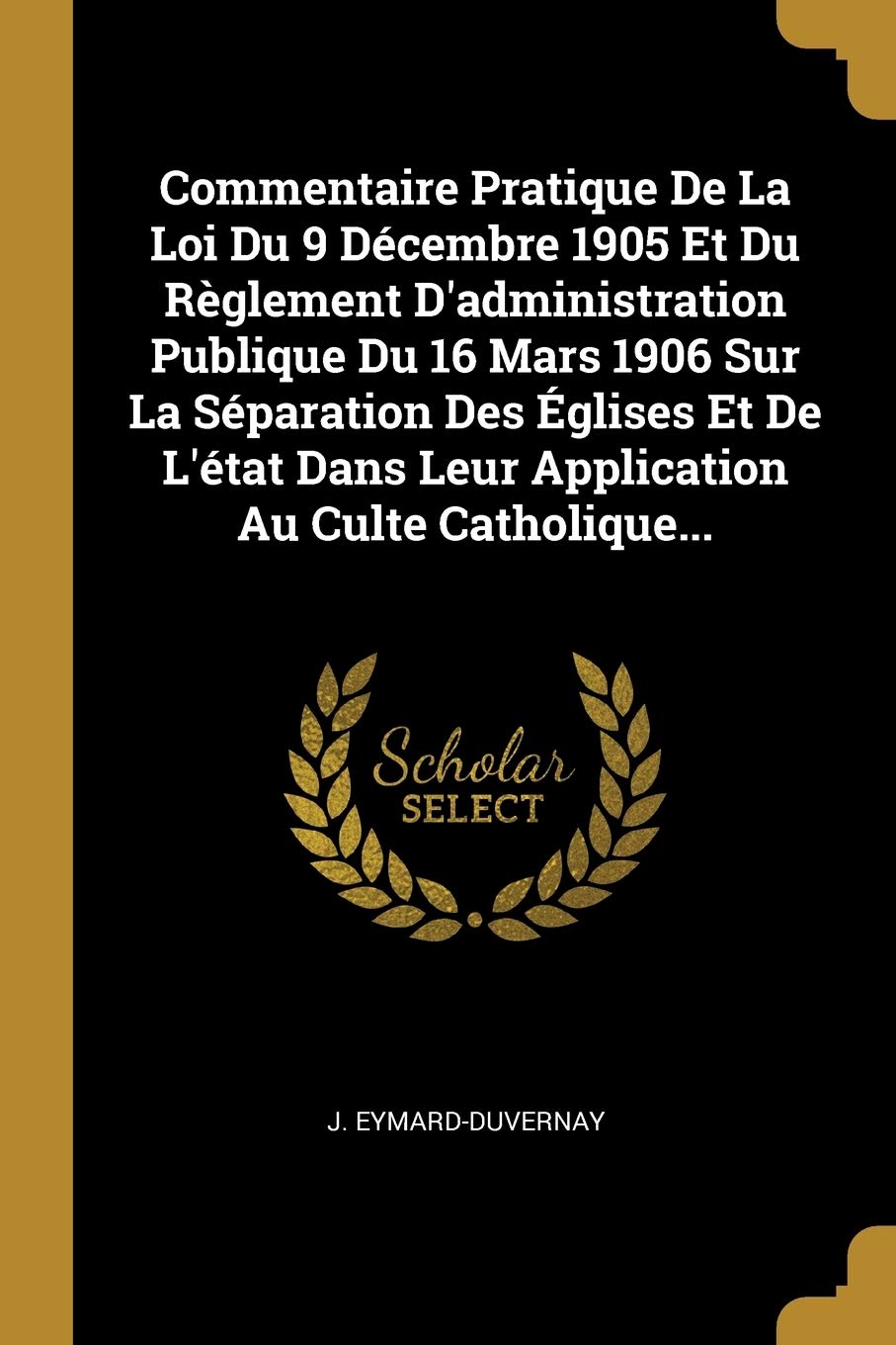 Commentaire Pratique De La Loi Du 9 Décembre 1905 Et Du Règlement D'administration Publique Du 16 Mars 1906 Sur La Séparation Des Églises Et De L'état Politics & History