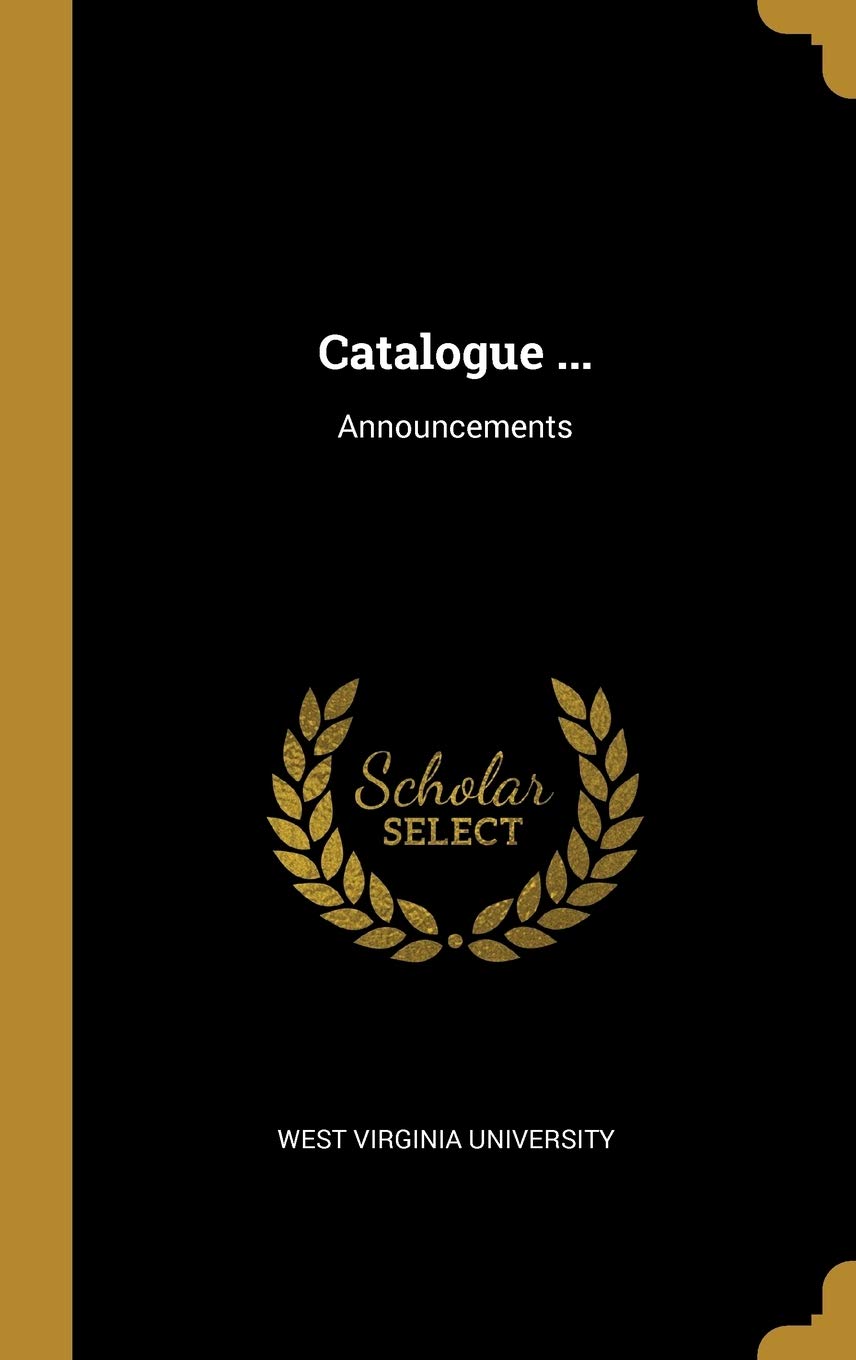 Catalogue ...: Announcements book