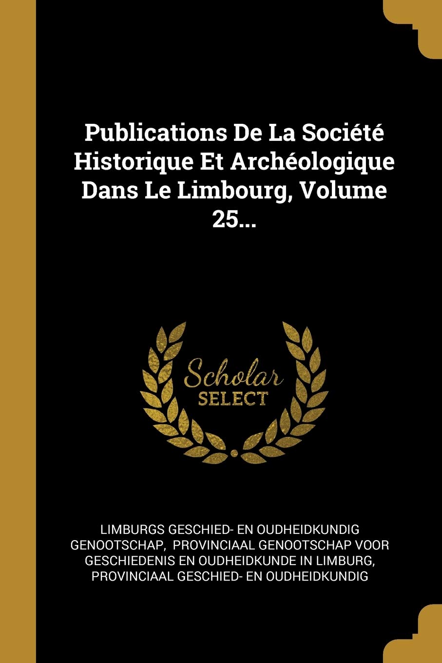 Publications De La Société Historique Et Archéologique Dans Le Limbourg, Volume 25... book