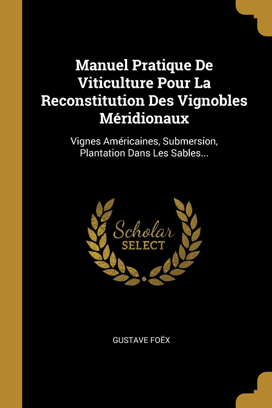 Manuel Pratique De Viticulture Pour La Reconstitution Des Vignobles Méridionaux: Vignes Américaines, Submersion, Plantation Dans Les Sables... book