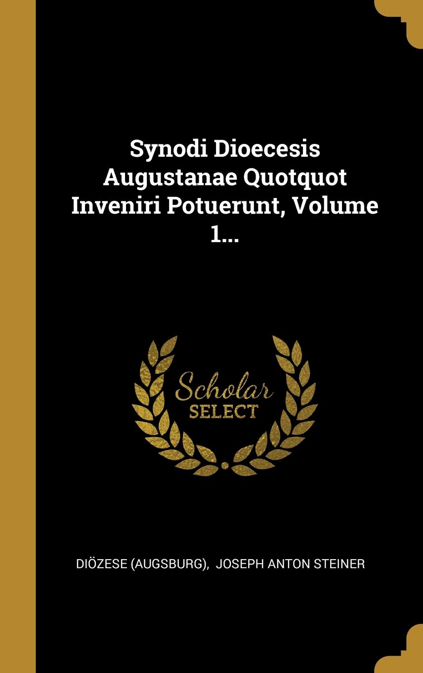 Synodi Dioecesis Augustanae Quotquot Inveniri Potuerunt, Volume 1... Politics & History
