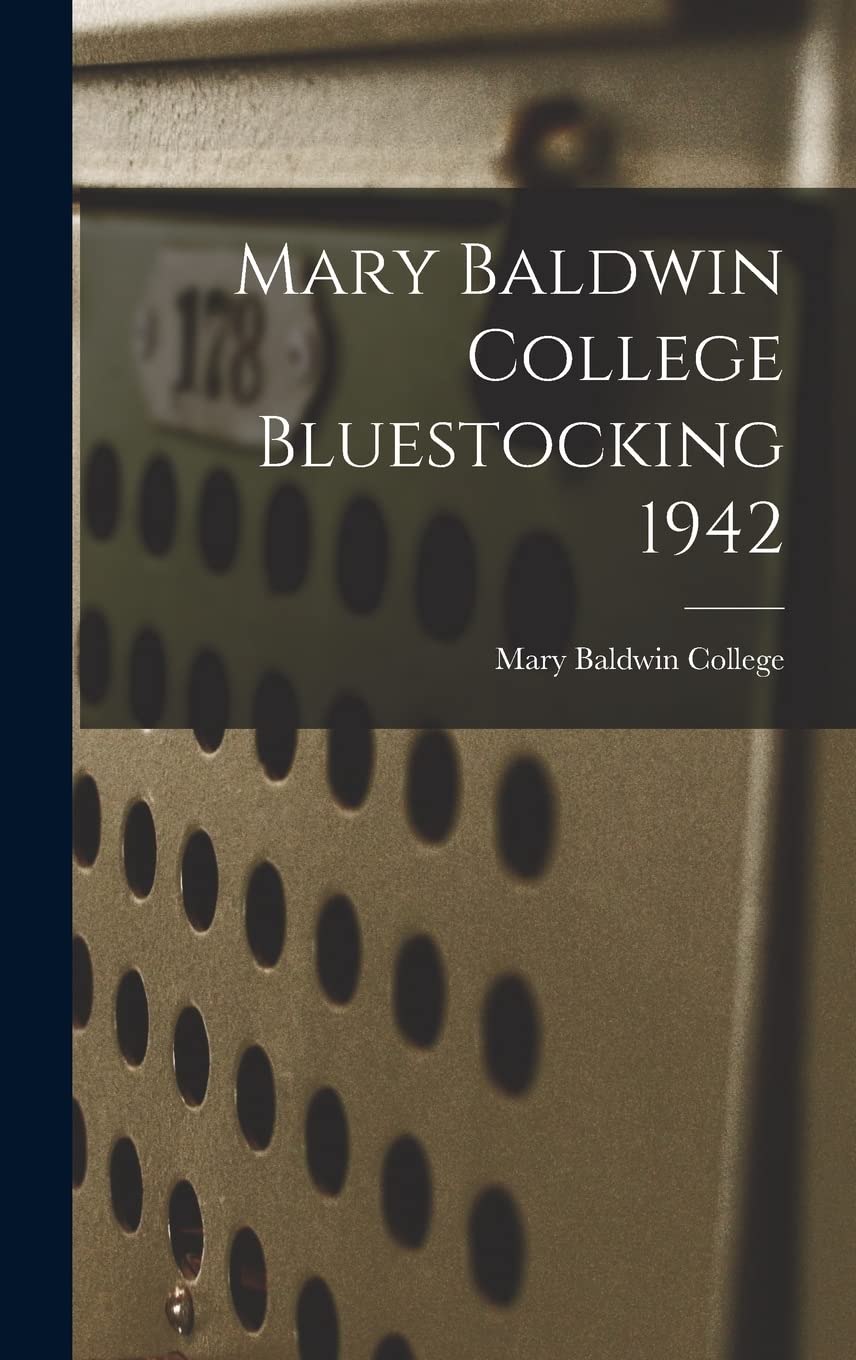 Mary Baldwin College Bluestocking 1942 Philosophy