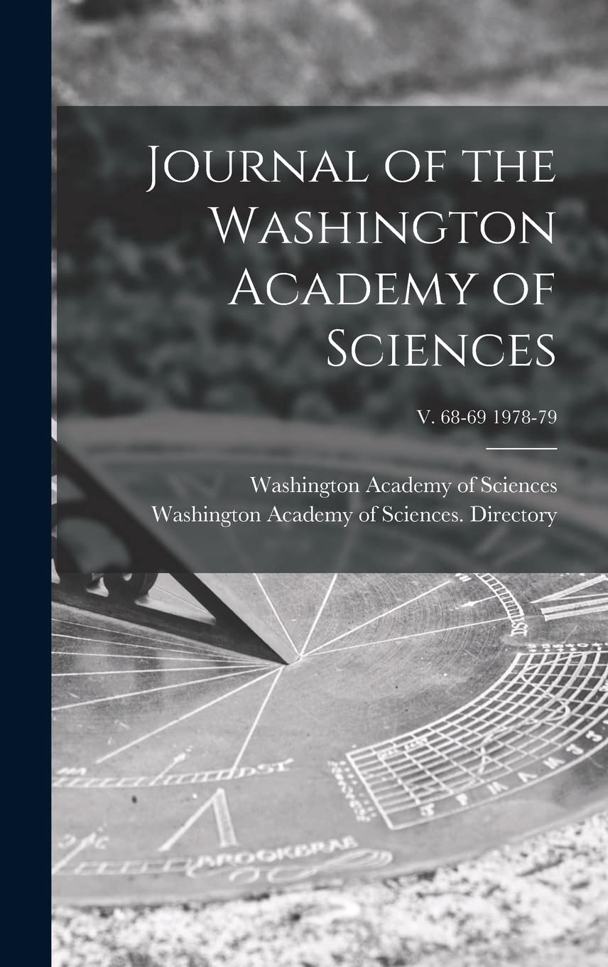 Journal of the Washington Academy of Sciences; v. 68-69 1978-79 Business & Technology