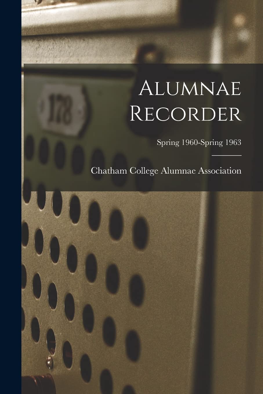 Alumnae Recorder; Spring 1960-Spring 1963 Study Guides