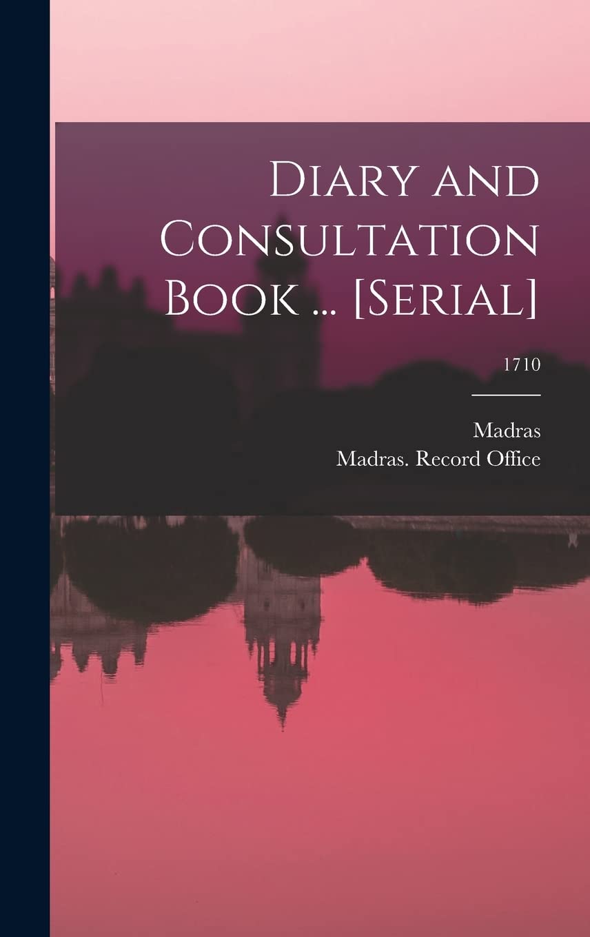 Product Image: Diary and Consultation Book ... ; 1710