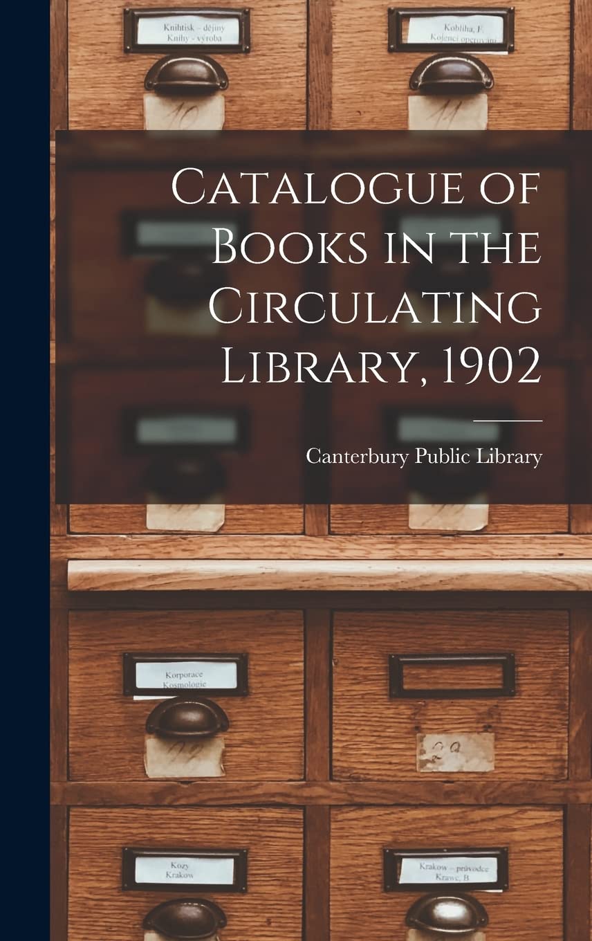 Catalogue of Books in the Circulating Library, 1902 Social Sciences