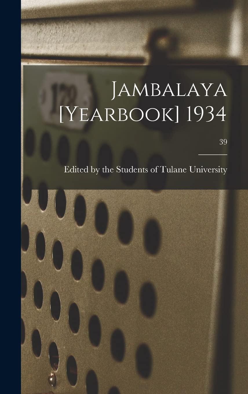 Jambalaya 1934; 39 Study Guides