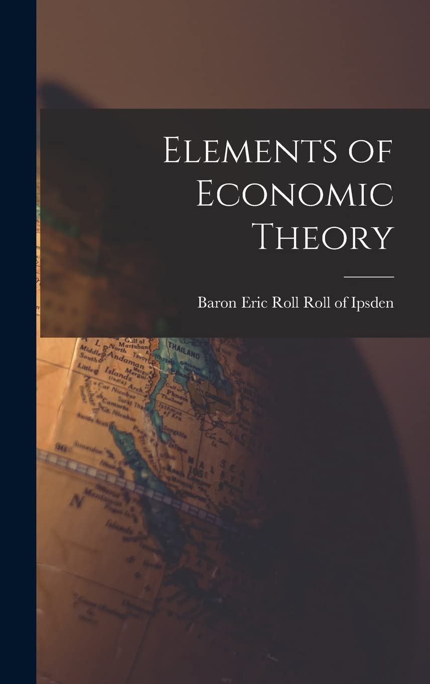 Product Image: Elements of Economic Theory