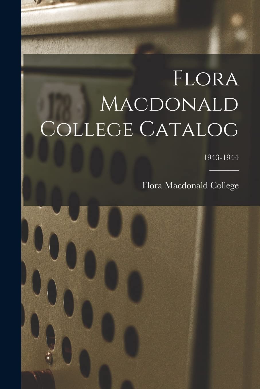 Flora Macdonald College Catalog; 1943-1944 Study Guides