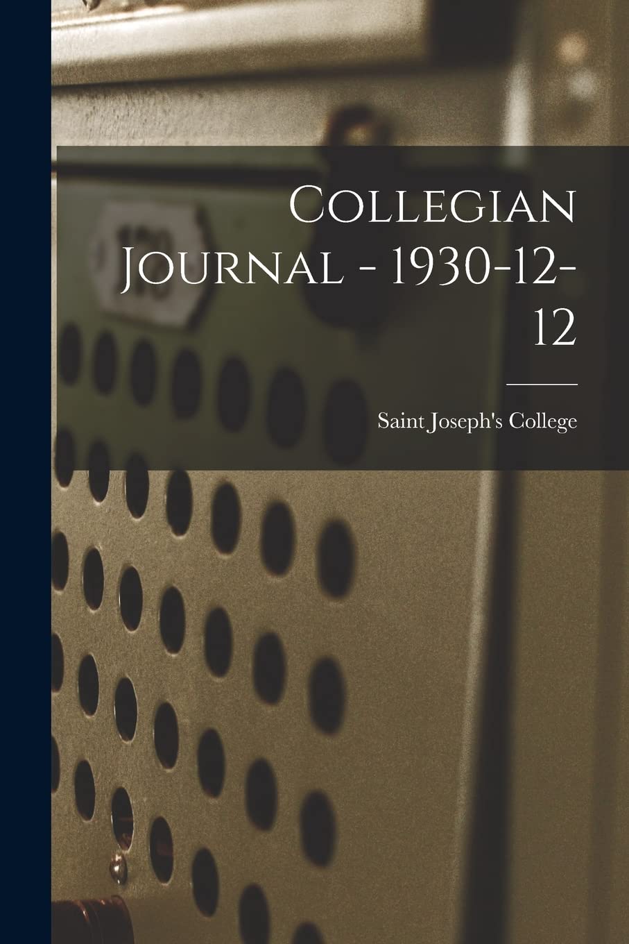 Collegian Journal - 1930-12-12 Study Guides