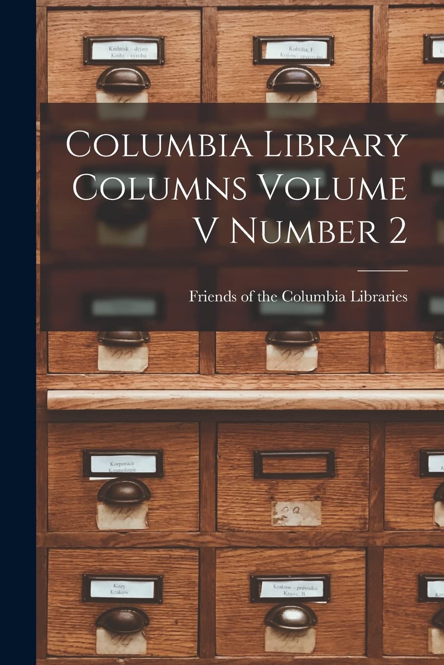 Columbia Library Columns Volume V Number 2 Social Sciences