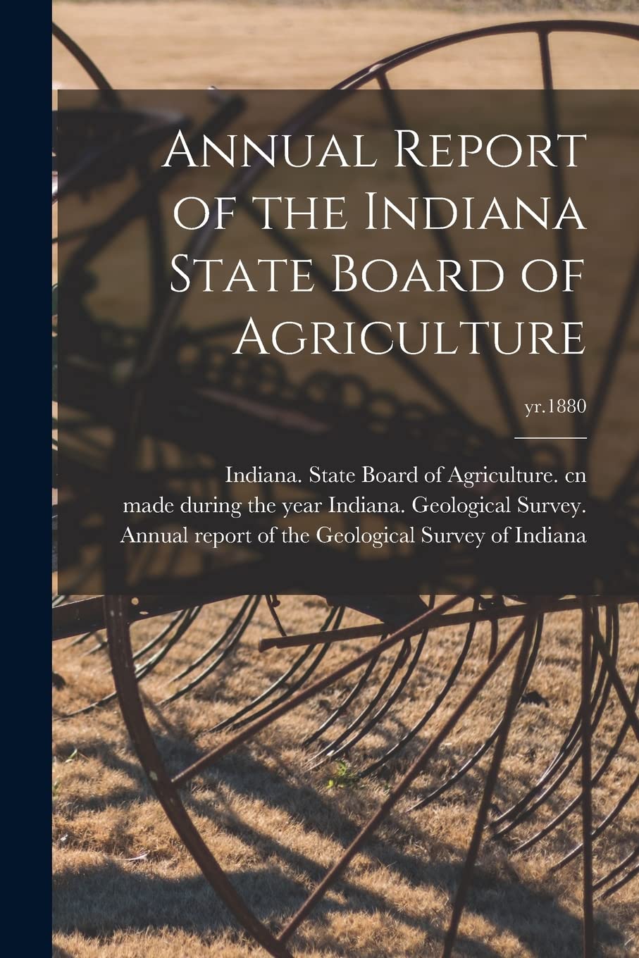 Annual Report of the Indiana State Board of Agriculture; yr.1880 Natural Sciences