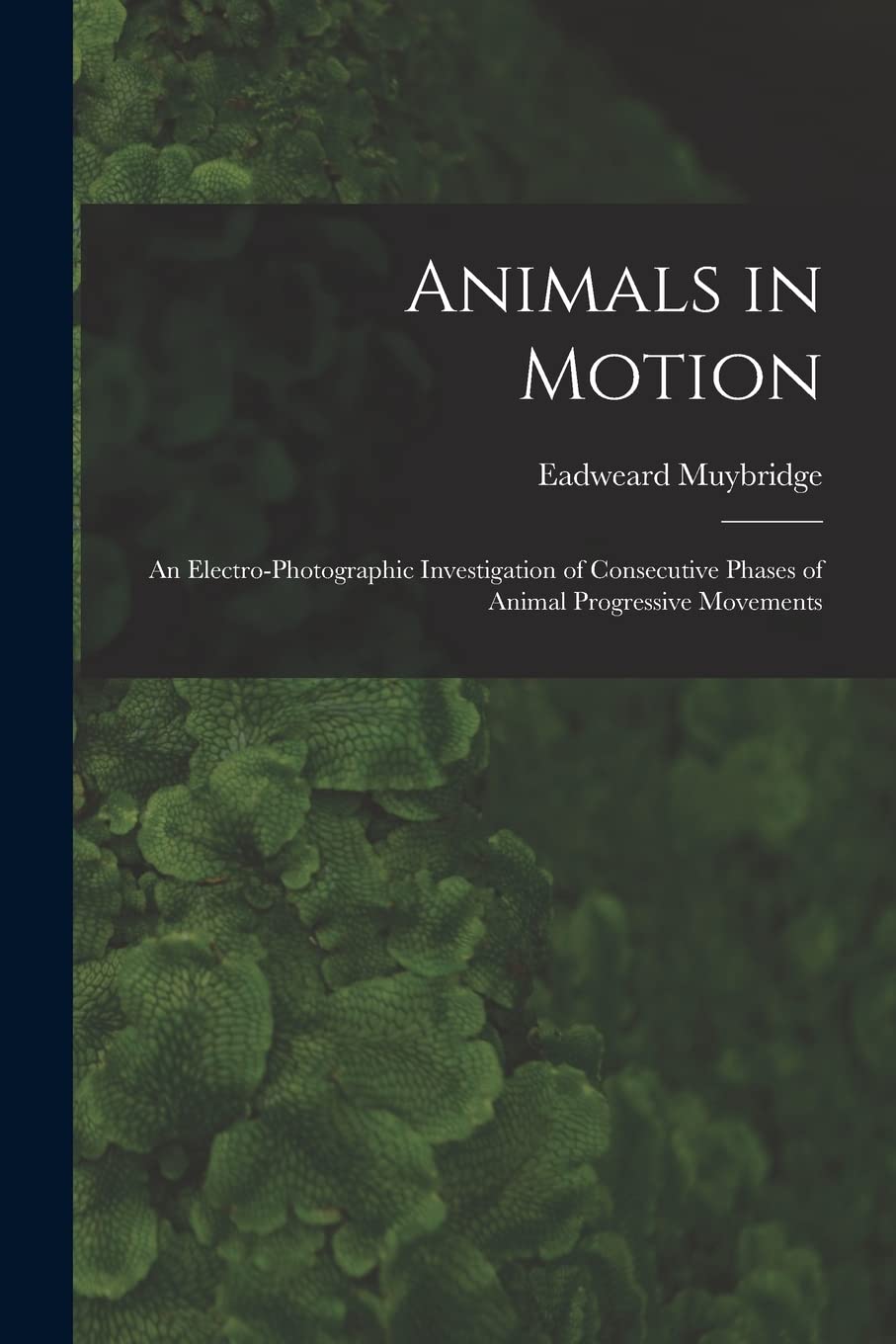 Animals in Motion: an Electro-photographic Investigation of Consecutive Phases of Animal Progressive Movements Natural Sciences