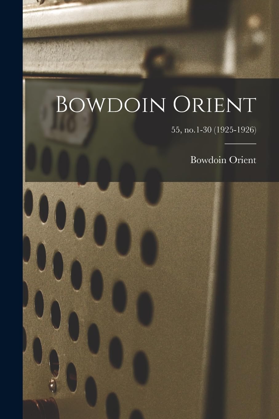 Bowdoin Orient; 55, no.1-30 (1925-1926) Study Guides