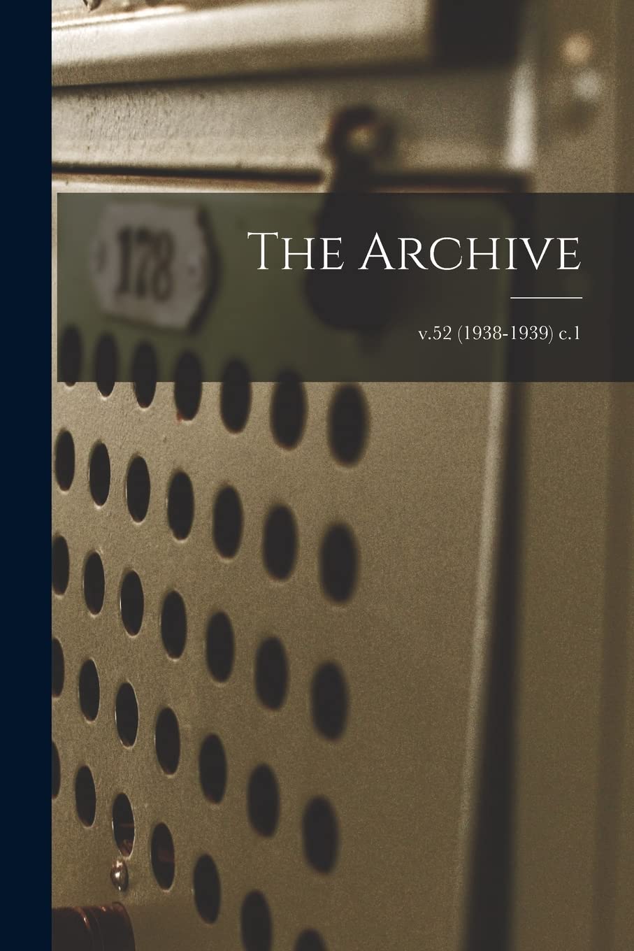 Product Image: The Archive; v.52 (1938-1939) c.1