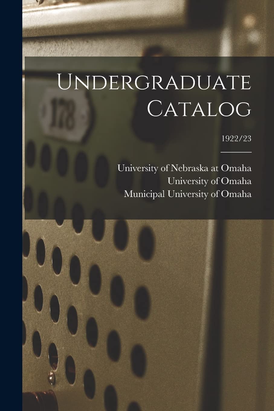 Undergraduate Catalog; 1922/23 Education & Training