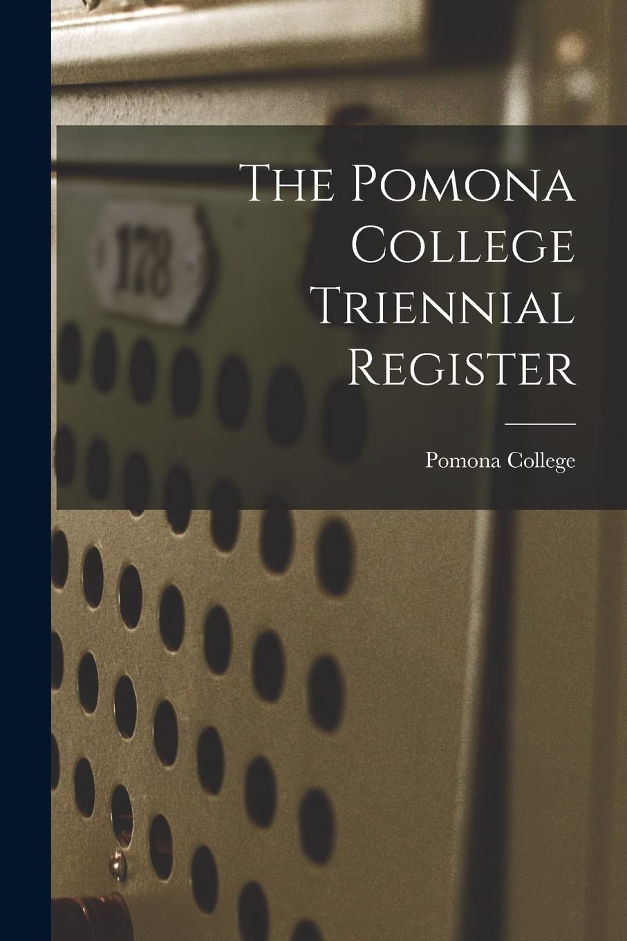 The Pomona College Triennial Register Education & Training
