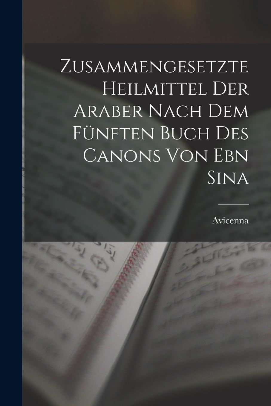 Zusammengesetzte Heilmittel Der Araber Nach Dem Fünften Buch Des Canons Von Ebn Sina Medicine