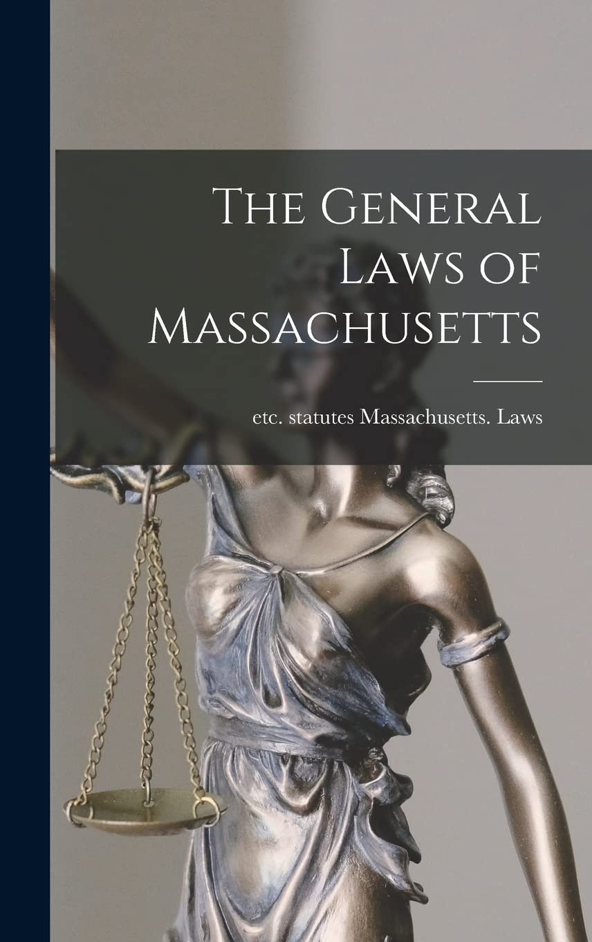The General Laws of Massachusetts book