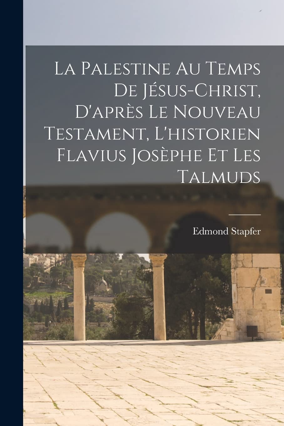 La Palestine Au Temps De Jésus-Christ, D'après Le Nouveau Testament, L'historien Flavius Josèphe Et Les Talmuds book