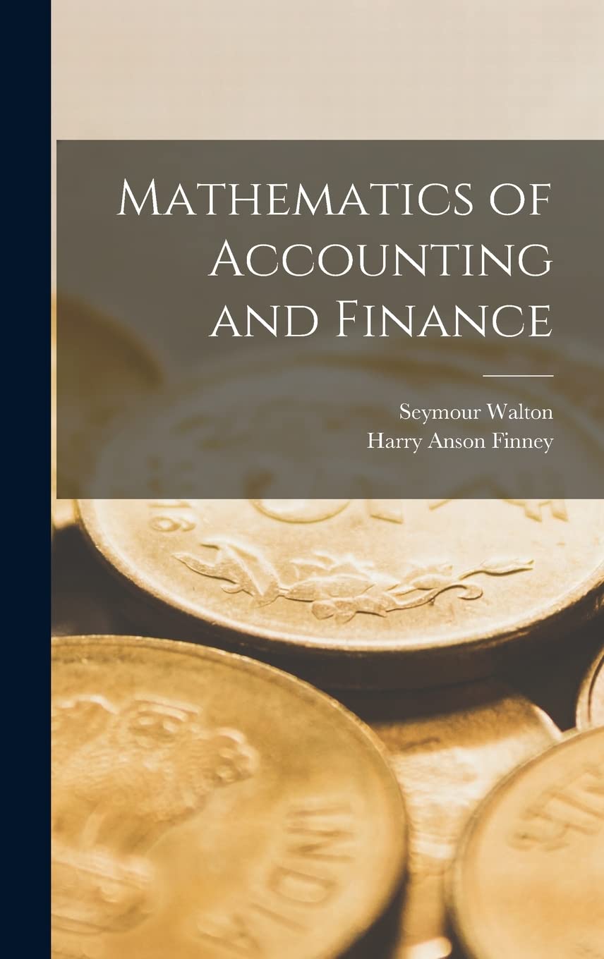 Mathematics of Accounting and Finance Business, Finance & Career
