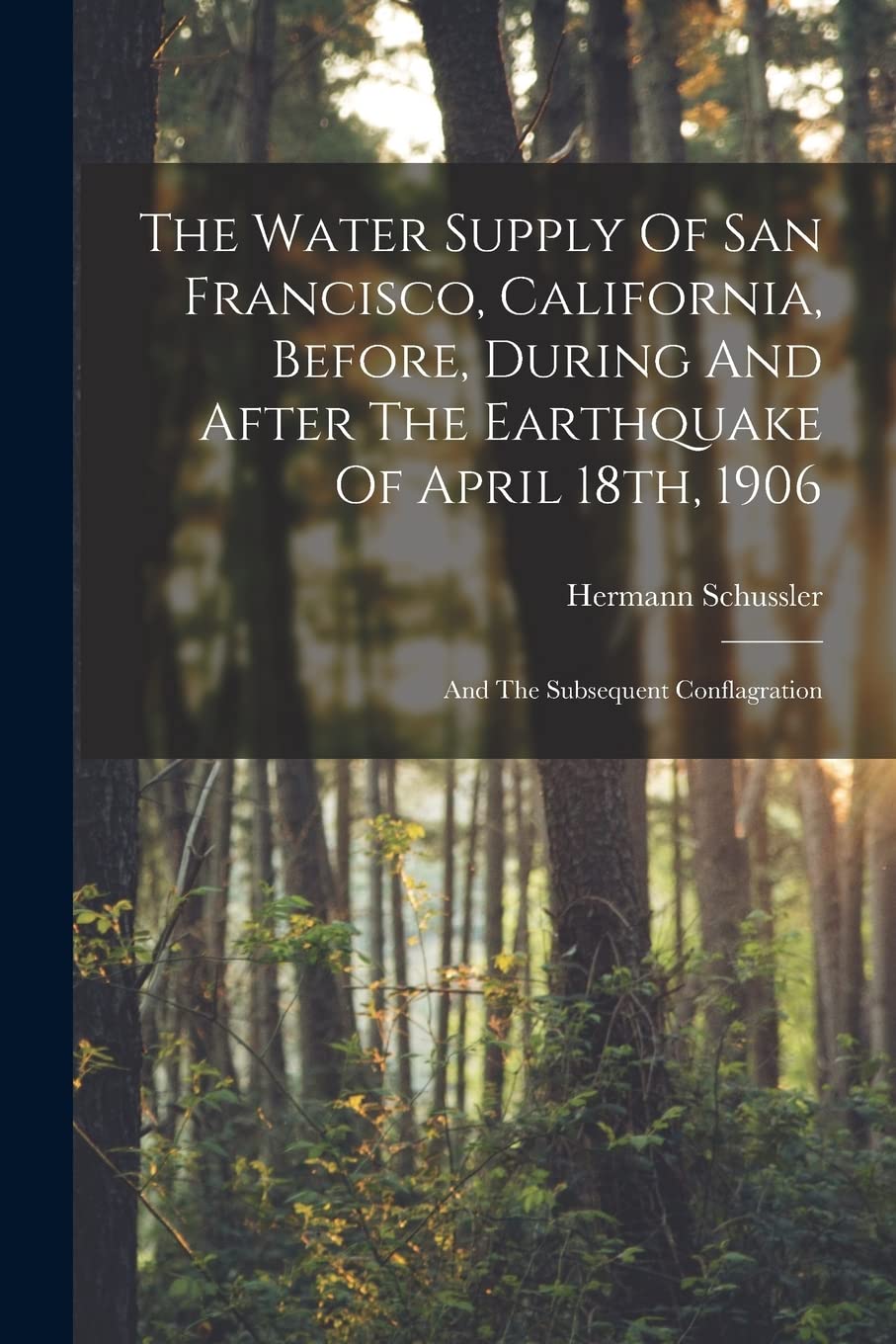 The Water Supply Of San Francisco, California, Before, During And After The Earthquake Of April 18th, 1906: And The Subsequent Conflagration Business & Technology